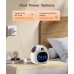 Alarm Clocks for Bedrooms with 8 Colors Night Light, 6 Sleep Sounds, OK to Wake Clock for Kids, Adults, Heavy Sleepers with Snooze Function, Cute Digital Alarm Clock for Girls/Boys/Teens